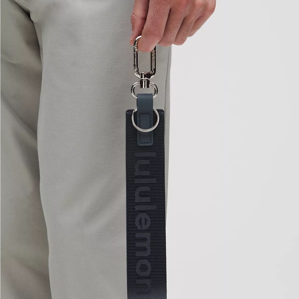 Lululemon Never Lost Keychain- Oil Grey/Black Night